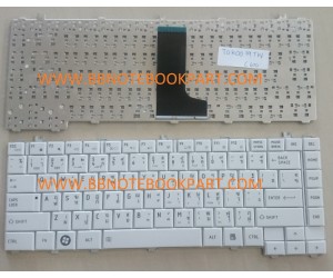 Toshiba Keyboard คีย์บอร์ด  Satellite C600 C640 C645 / L600 L630 L635 L640 L640D L645 L645D / L700 L730 L730D L735 L735D L740 L740D L745 L745D  / R600 / B40  ภาษาไทย/อังกฤษ